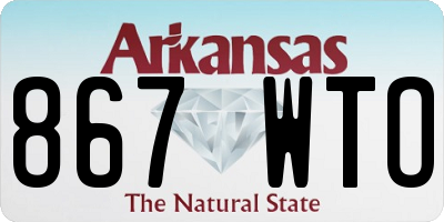 AR license plate 867WTO