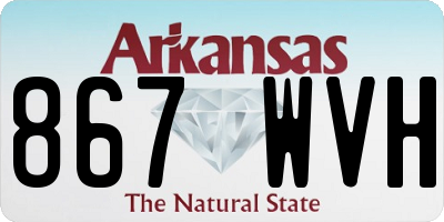 AR license plate 867WVH