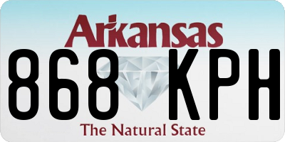 AR license plate 868KPH