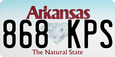 AR license plate 868KPS