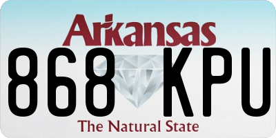 AR license plate 868KPU