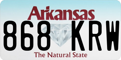 AR license plate 868KRW