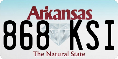 AR license plate 868KSI