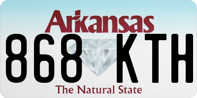 AR license plate 868KTH