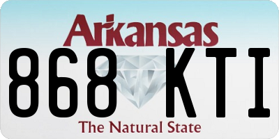 AR license plate 868KTI
