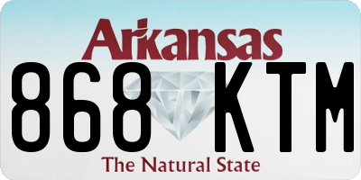 AR license plate 868KTM