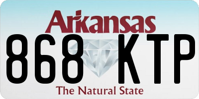 AR license plate 868KTP