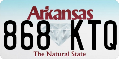 AR license plate 868KTQ