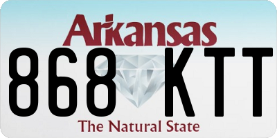 AR license plate 868KTT