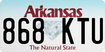 AR license plate 868KTU