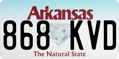 AR license plate 868KVD