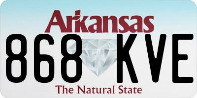 AR license plate 868KVE