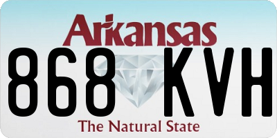 AR license plate 868KVH