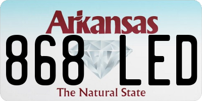 AR license plate 868LED