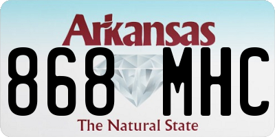 AR license plate 868MHC