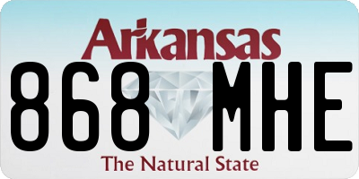AR license plate 868MHE
