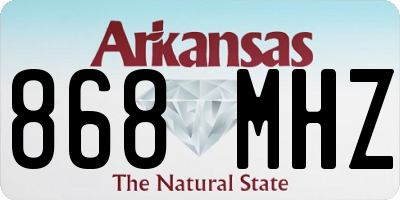 AR license plate 868MHZ