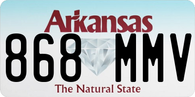 AR license plate 868MMV
