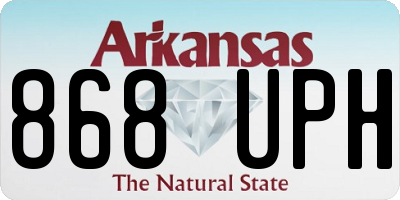 AR license plate 868UPH