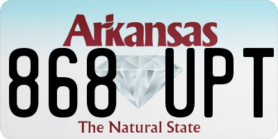 AR license plate 868UPT