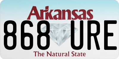 AR license plate 868URE