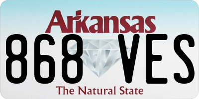 AR license plate 868VES