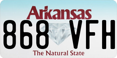AR license plate 868VFH