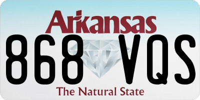 AR license plate 868VQS