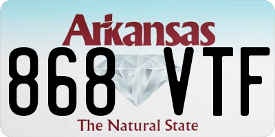 AR license plate 868VTF
