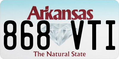AR license plate 868VTI