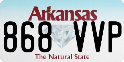 AR license plate 868VVP