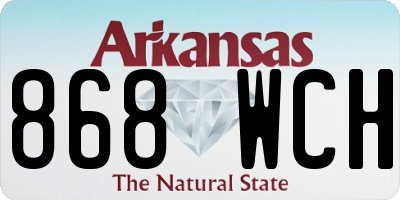 AR license plate 868WCH