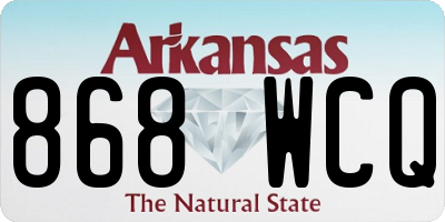 AR license plate 868WCQ