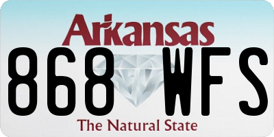 AR license plate 868WFS