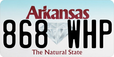 AR license plate 868WHP