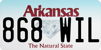 AR license plate 868WIL