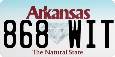AR license plate 868WIT