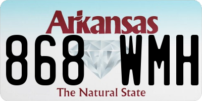 AR license plate 868WMH