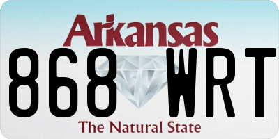 AR license plate 868WRT