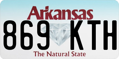 AR license plate 869KTH