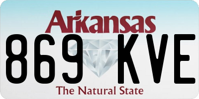 AR license plate 869KVE