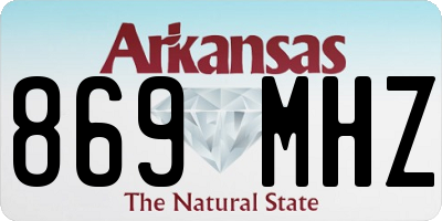 AR license plate 869MHZ