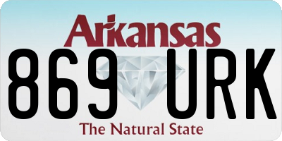AR license plate 869URK