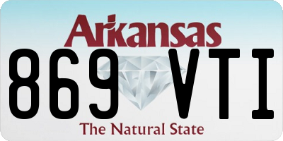 AR license plate 869VTI