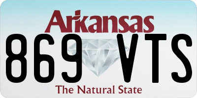 AR license plate 869VTS