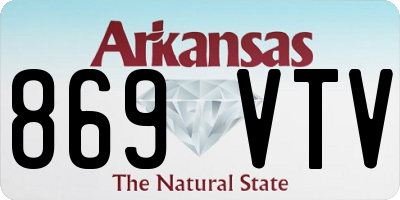 AR license plate 869VTV