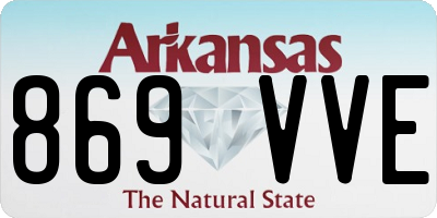 AR license plate 869VVE