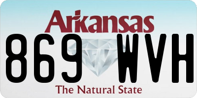 AR license plate 869WVH