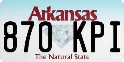 AR license plate 870KPI