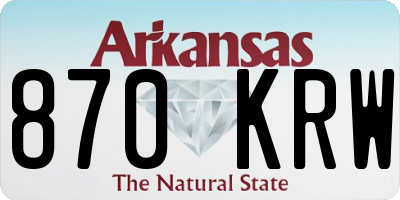 AR license plate 870KRW